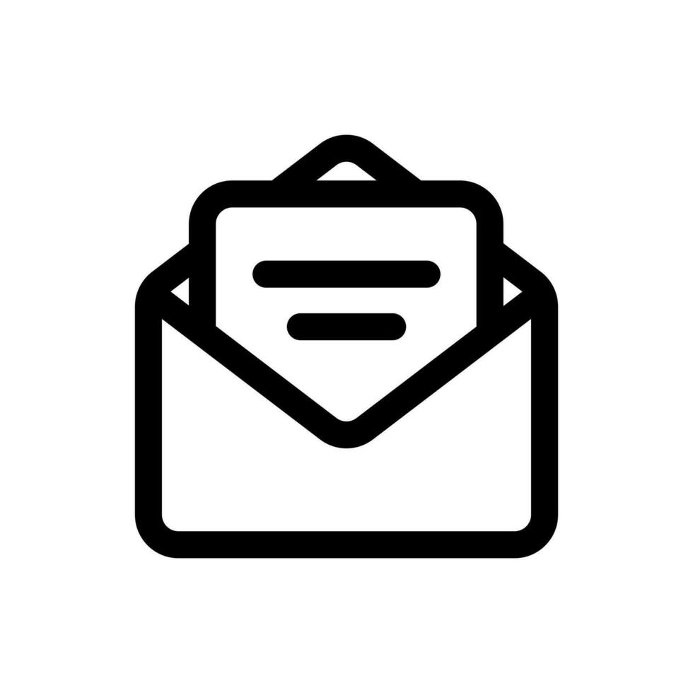 Simple Mail icon. The icon can be used for websites, print templates, presentation templates, illustrations, etc vector
