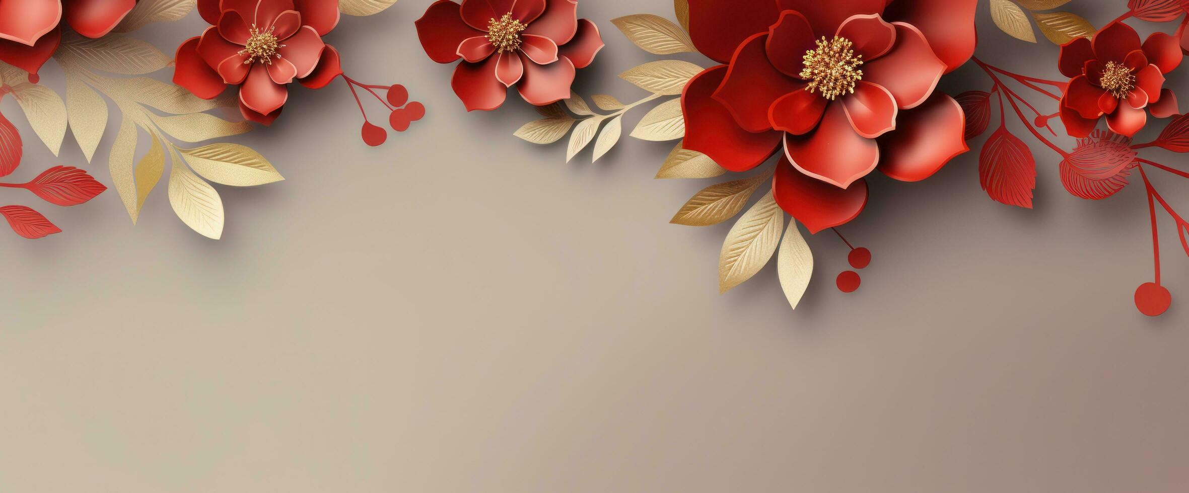 Red and golden flower background 27614729 Stock Photo at Vecteezy