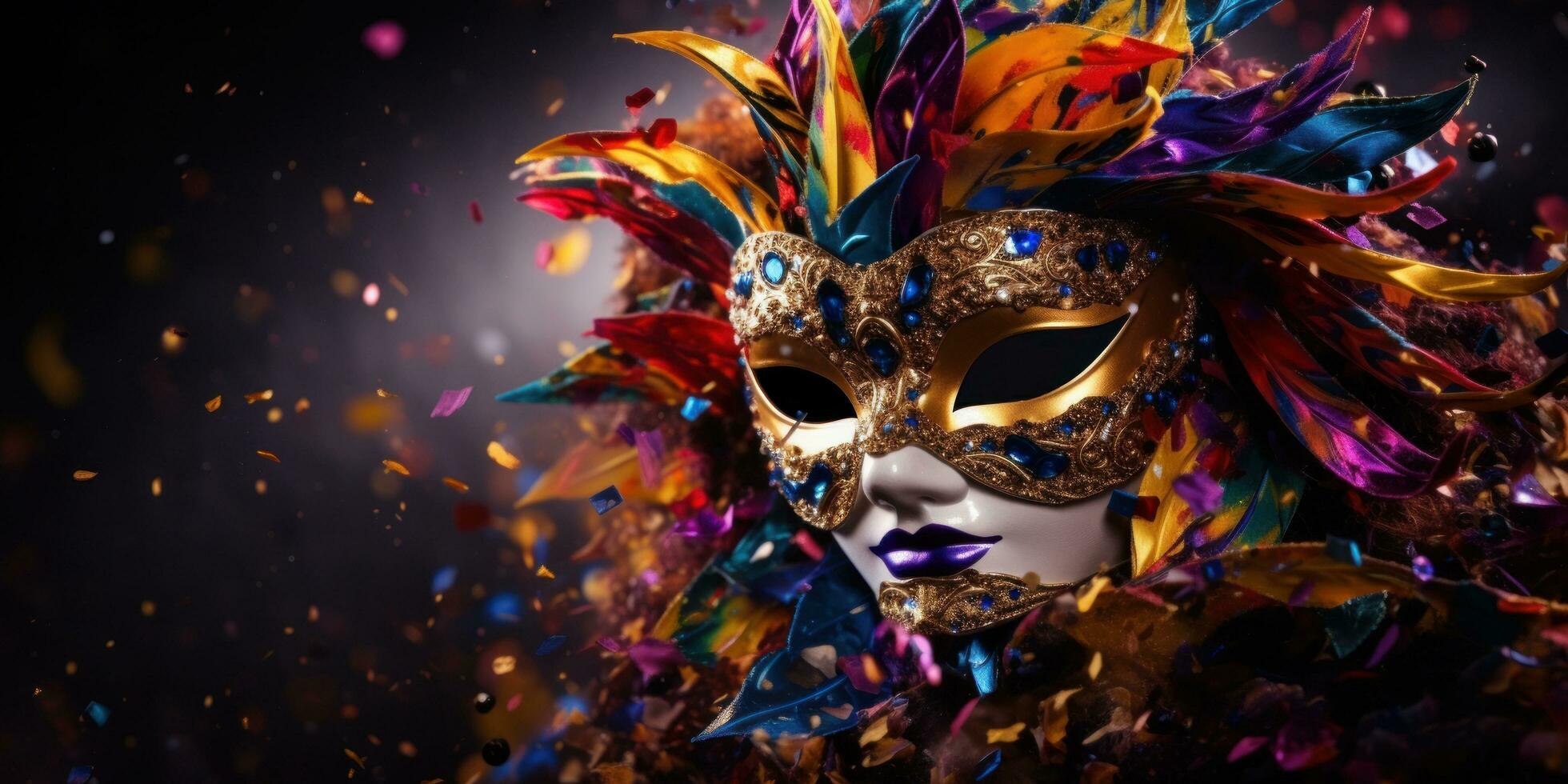 Carnival mask background photo