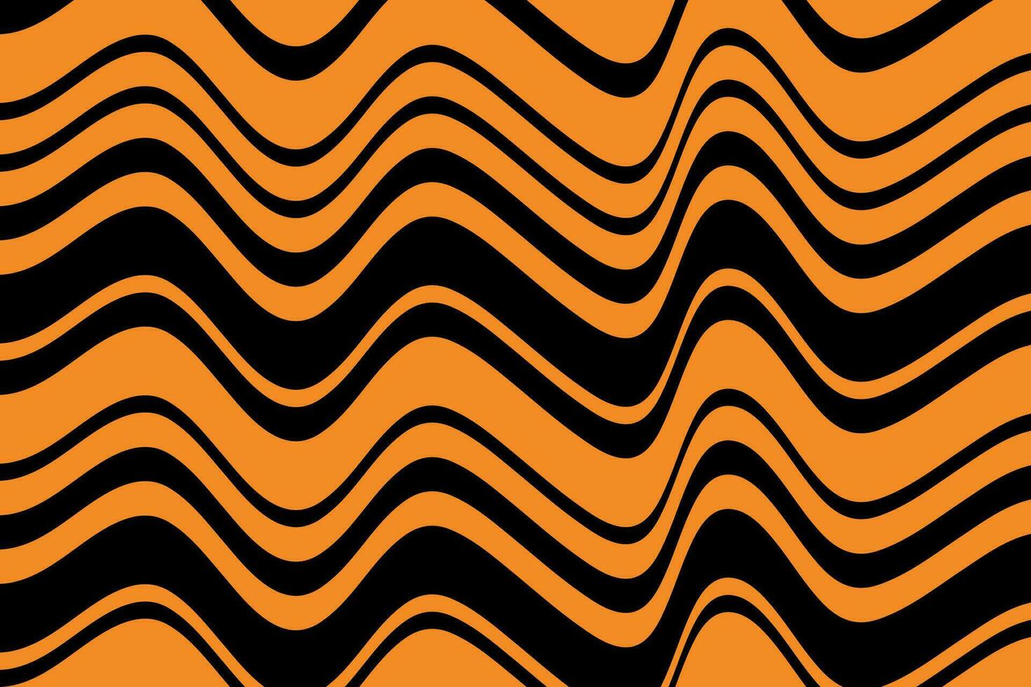 Special background of orange and black lines vector