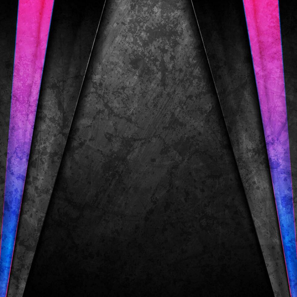 Abstract geometric corporate grunge background vector