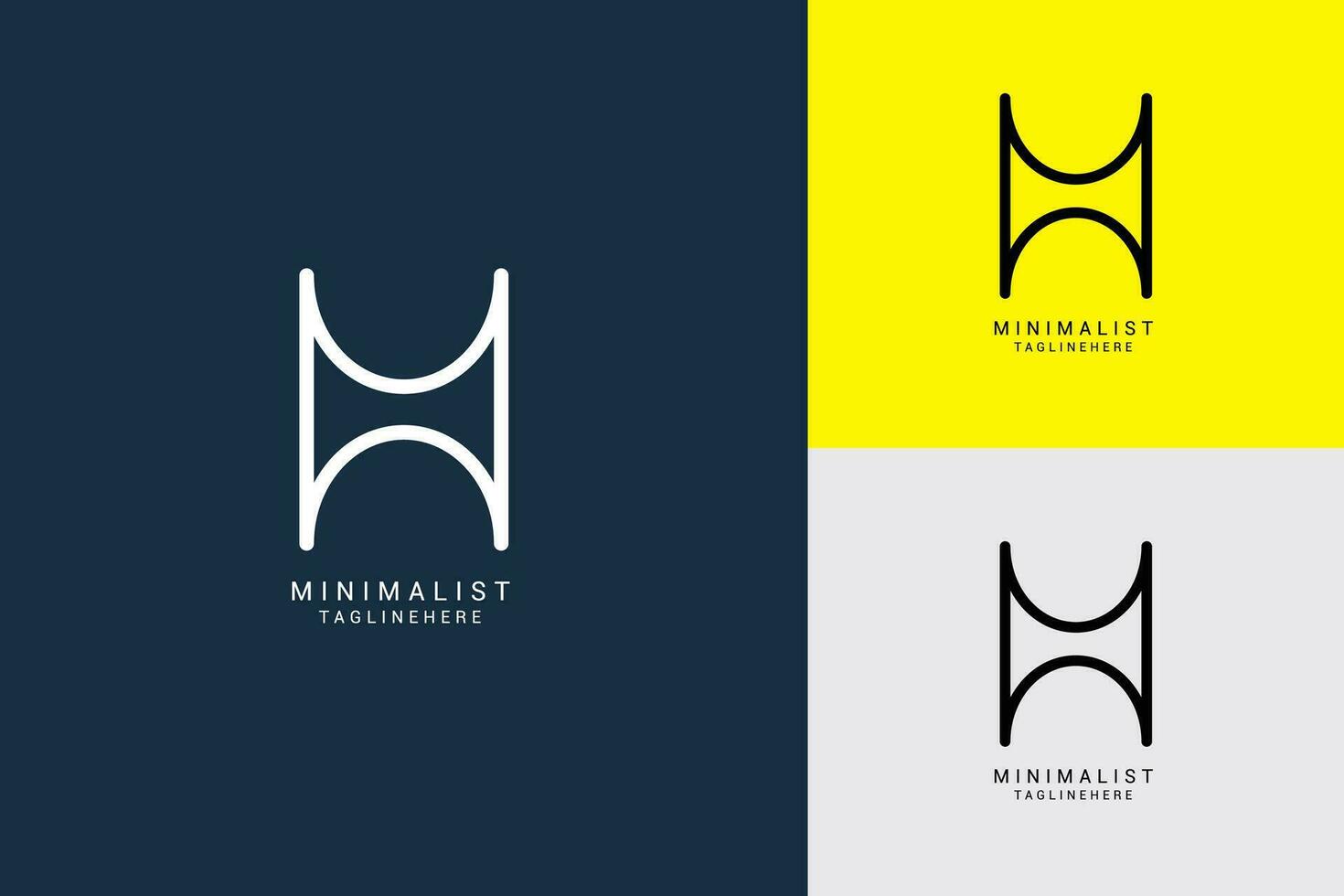 H Alphabet Stock letter logo Design vector