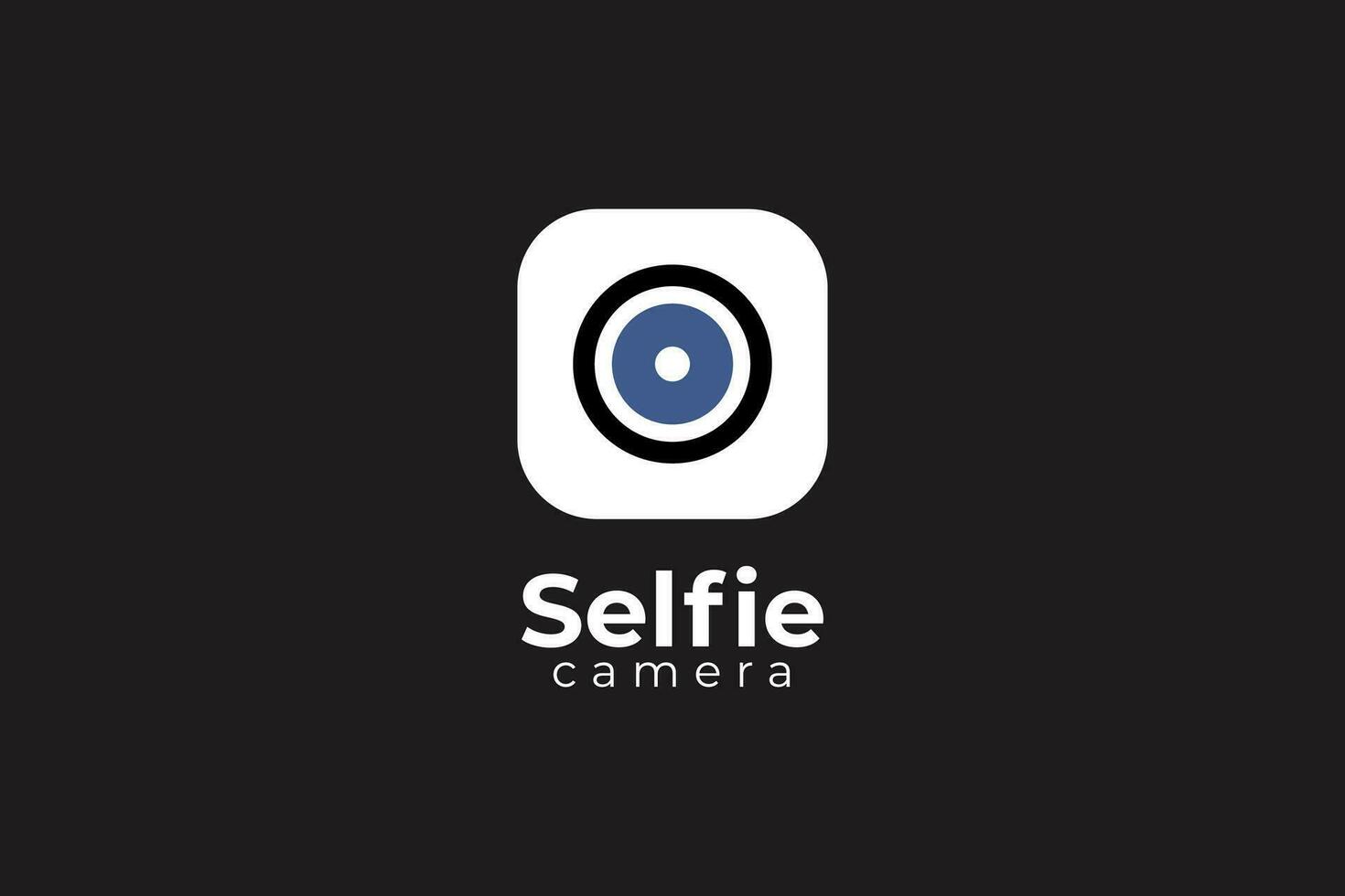 Camera Application logo design, Mobile app logo design vector template illustration