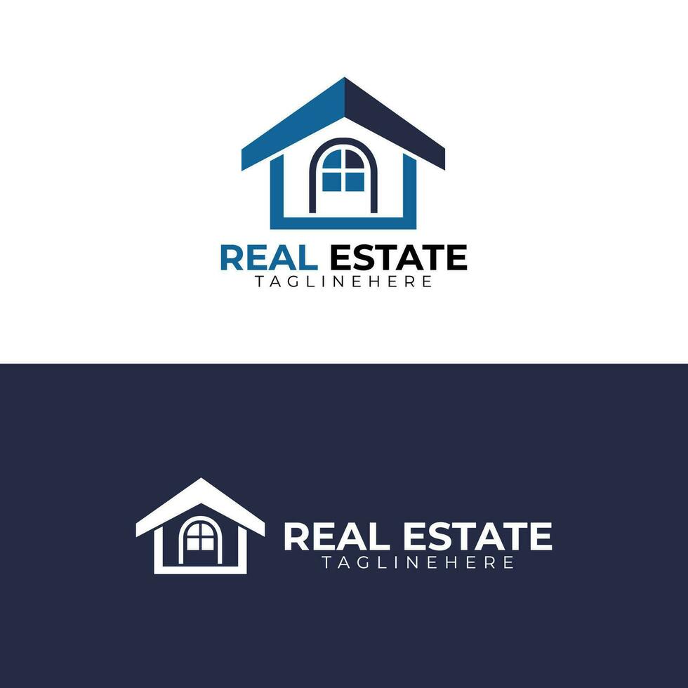 Creative minimalist logo design for real estate company, Construction home, Architecture Building Logo Design Template Element vector