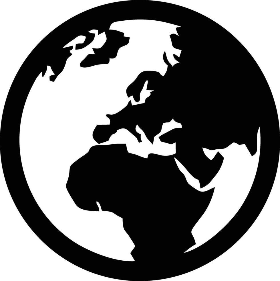 Globe planet earth icon symbol vector image