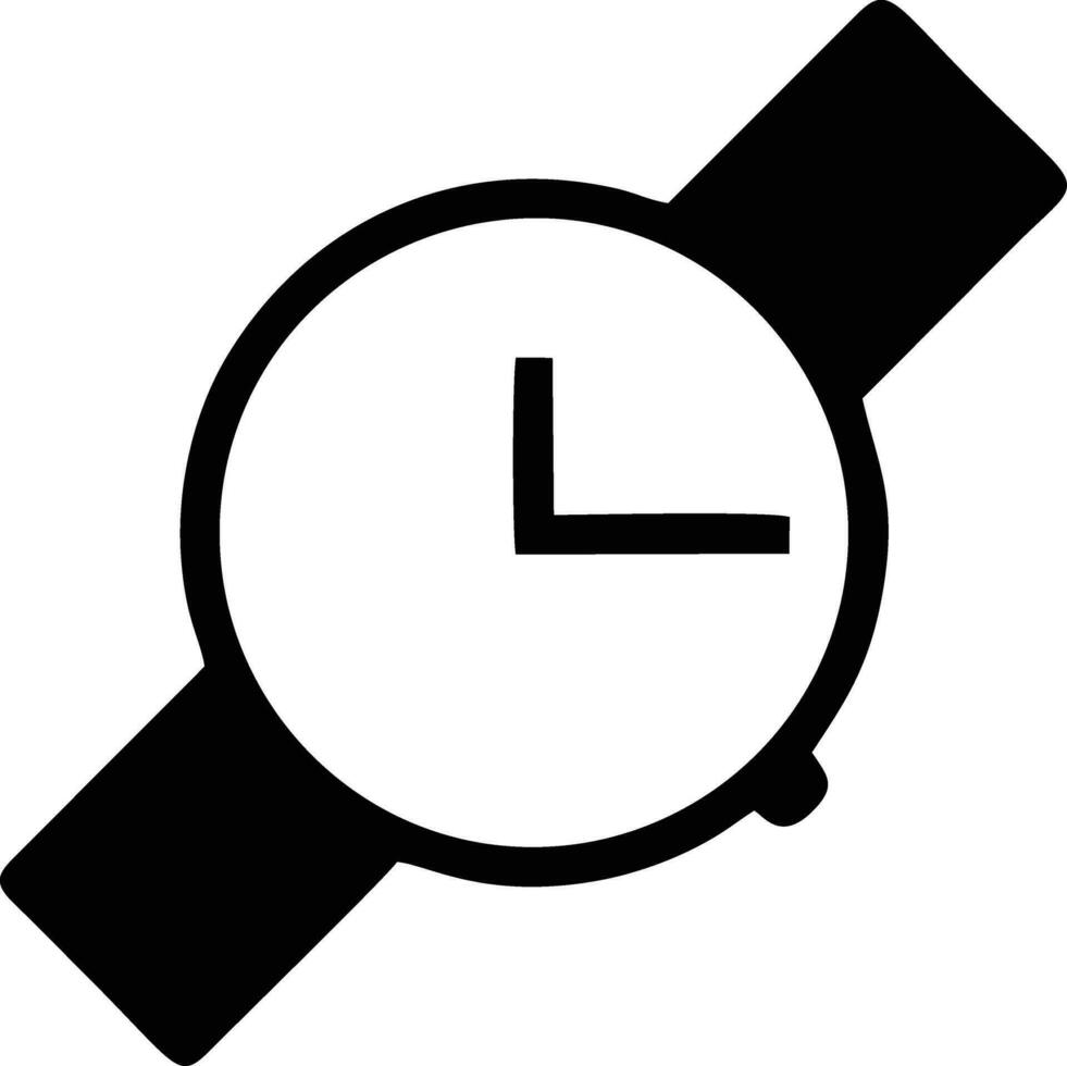 Clock icon symbol design image. Illustration of the alarm watch time isolated vector image. EPS 10