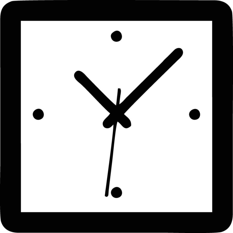 reloj icono símbolo diseño imagen. ilustración de el alarma reloj hora aislado vector imagen. eps 10