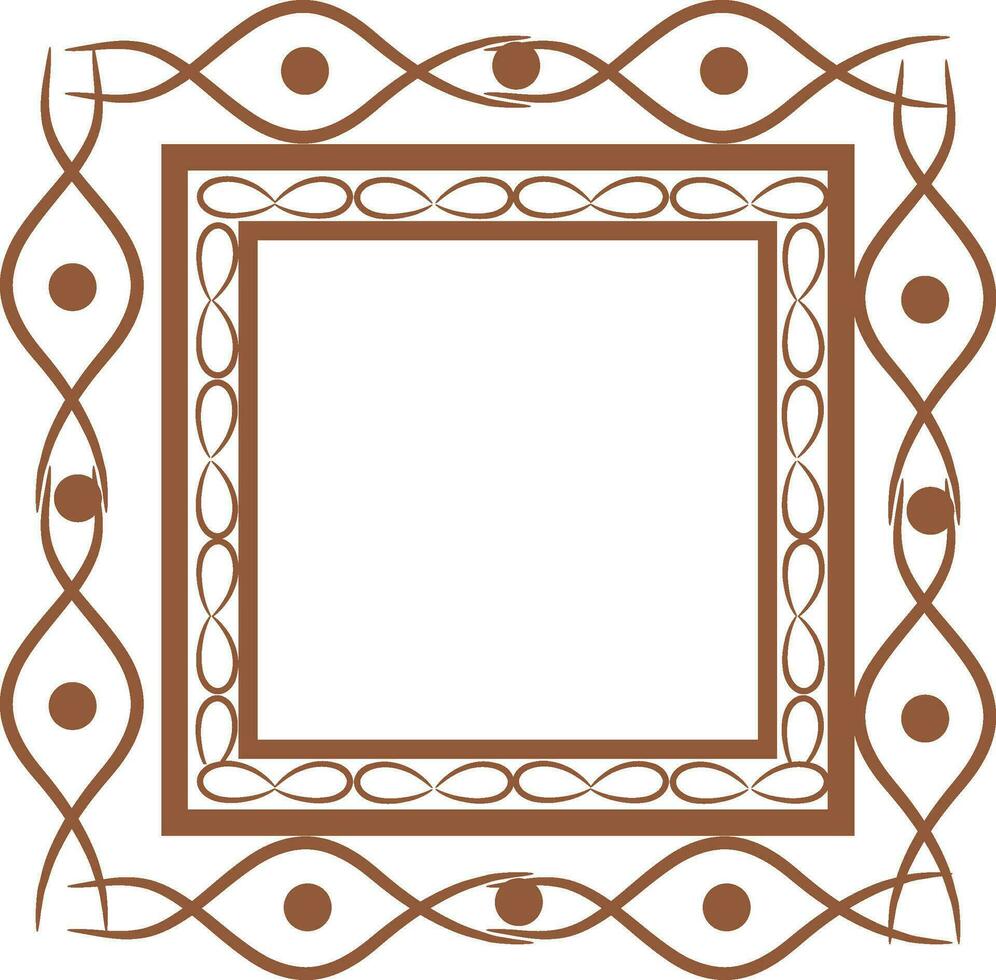 Creative artistic frame design. vector