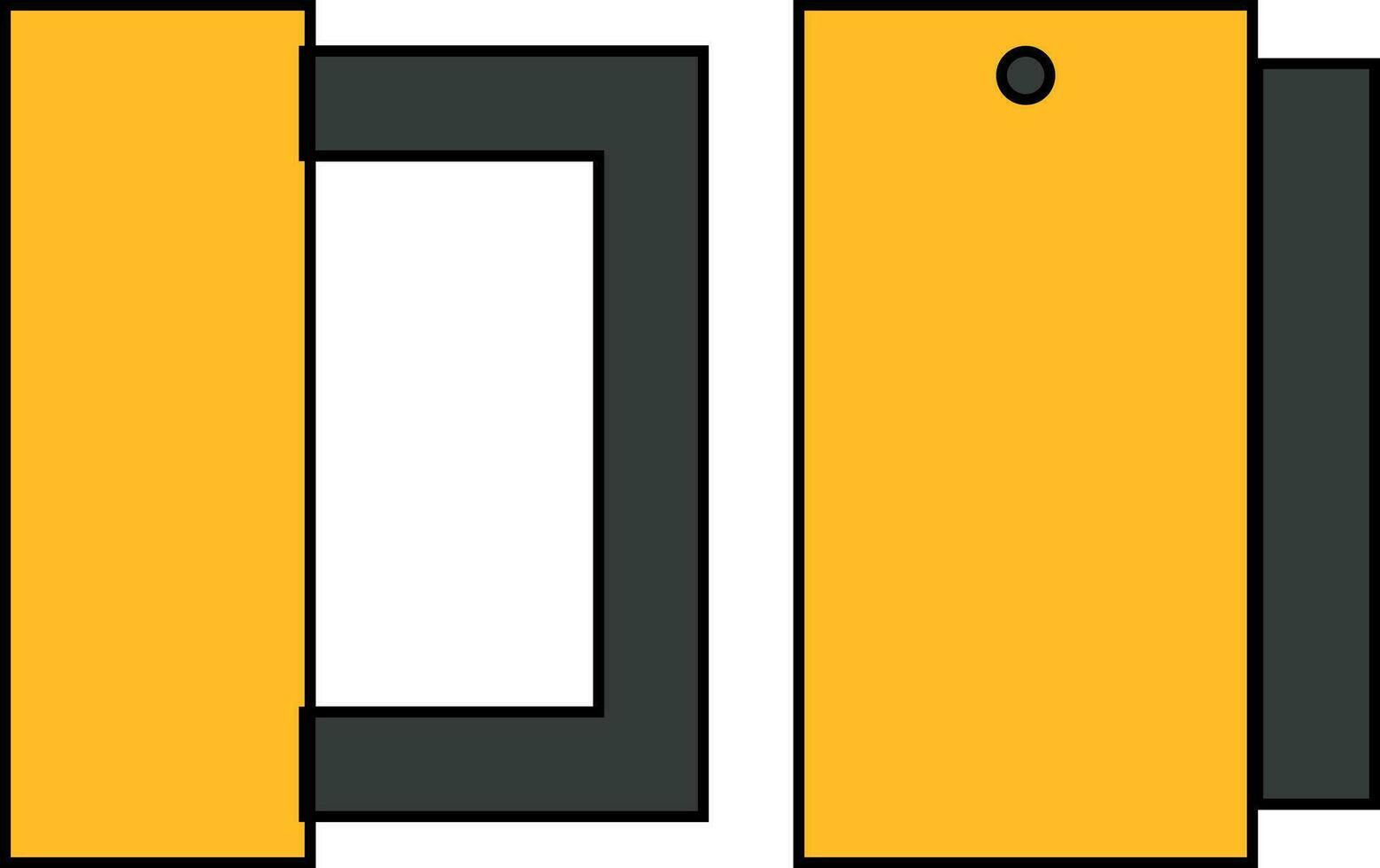 Illustration of seat belt in flat style. vector