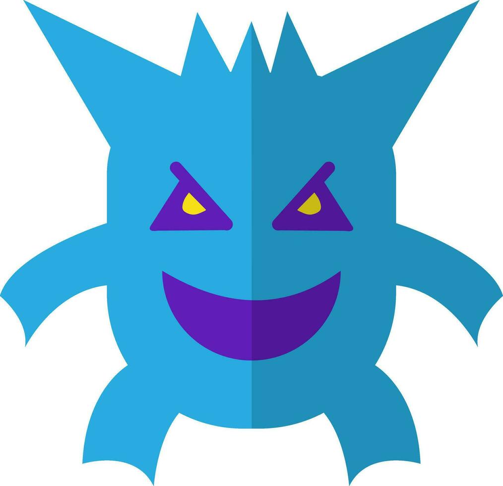 Monster in flat style. vector