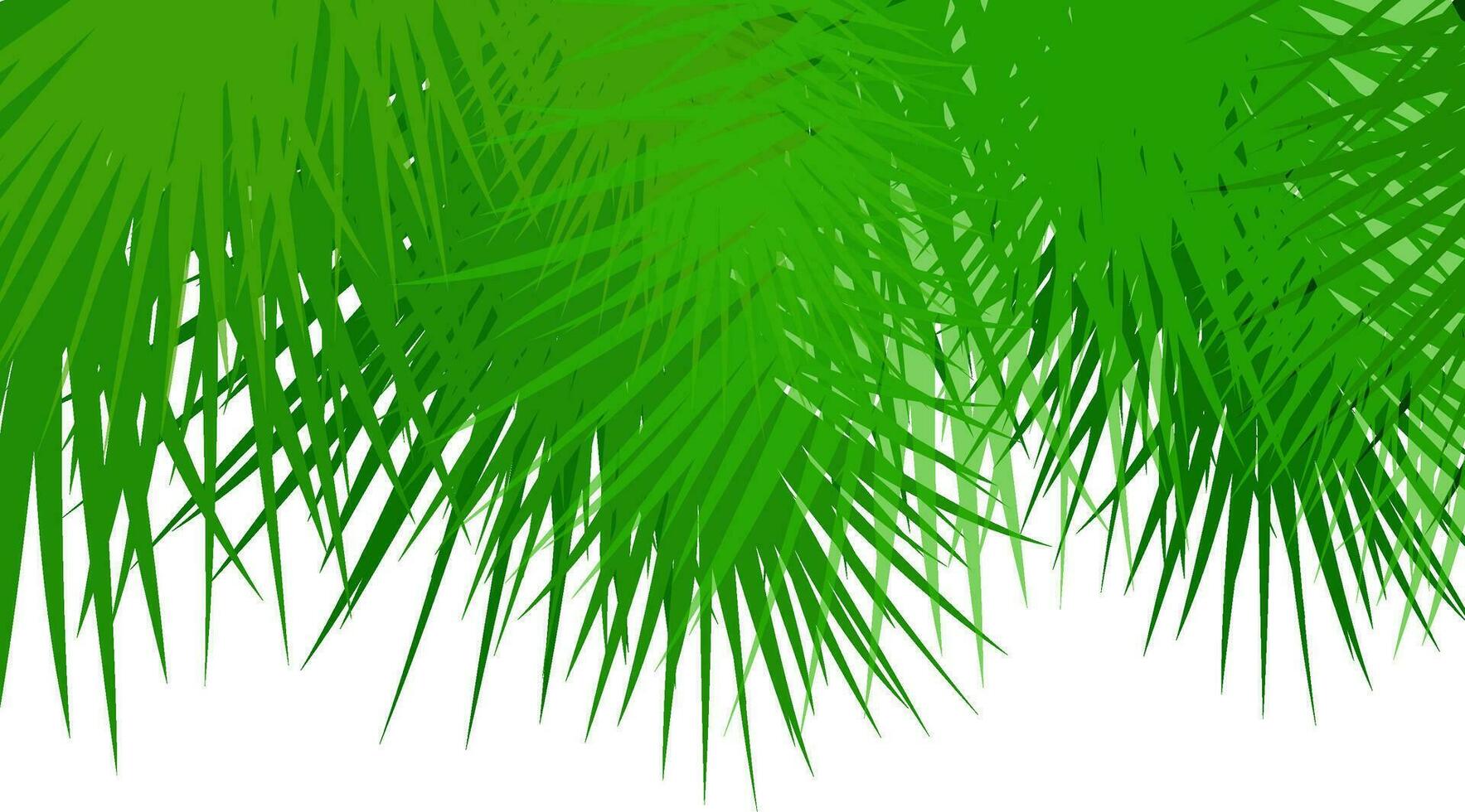 ilustración de verde abeto árbol sucursales. vector