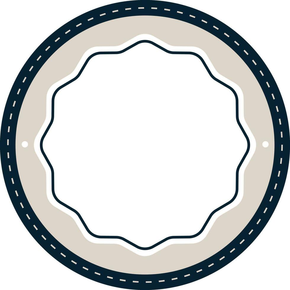 Circle Badge Element vector
