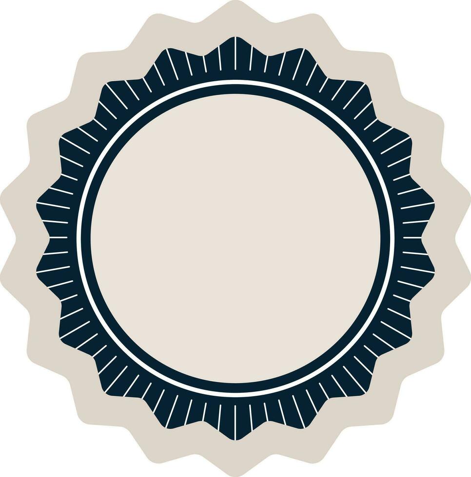 Circle Badge Element vector