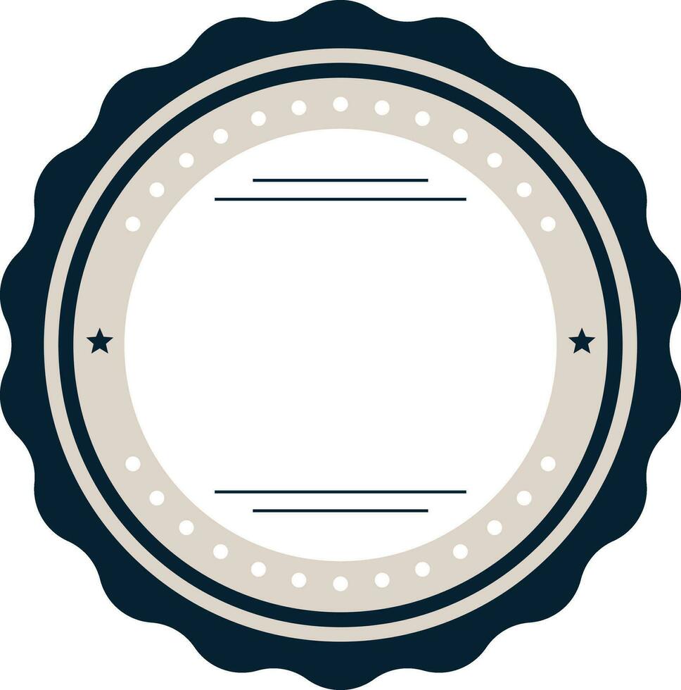 Circle Badge Element vector