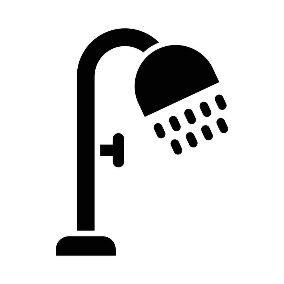 ducha vector glifo icono para personal y comercial usar.