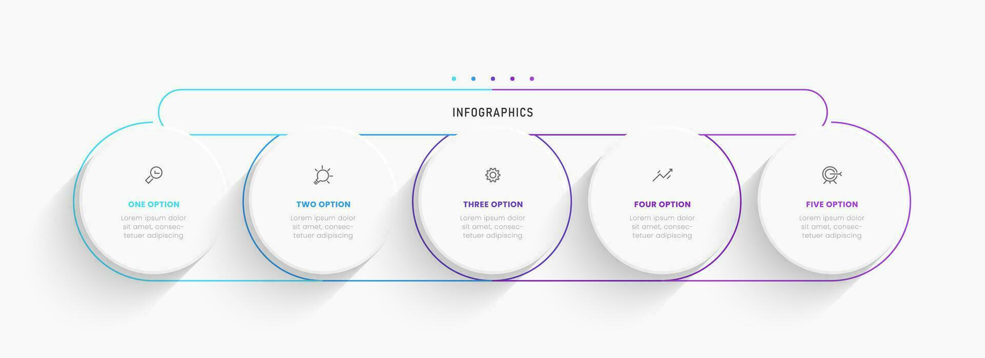 Vector Infographic label design template with icons and 5 options or steps. Can be used for process diagram, presentations, workflow layout, banner, flow chart, info graph.