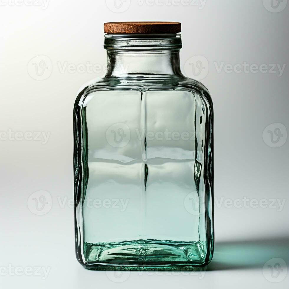 Unique glass bottle photo