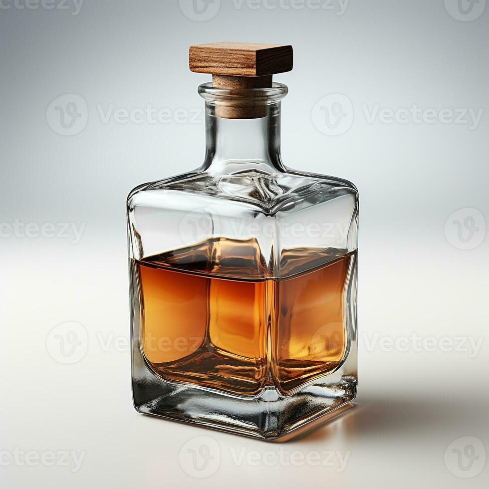 Unique glass bottle photo