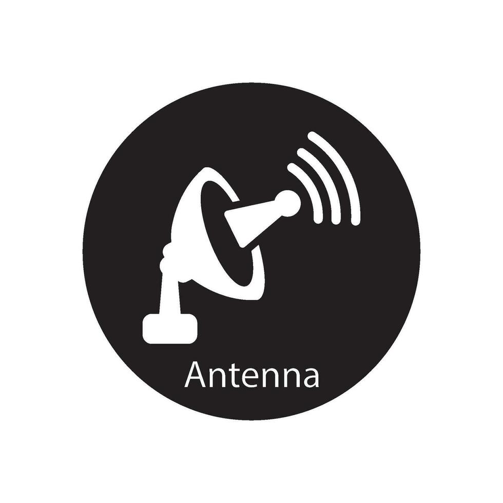 antenna icon vector