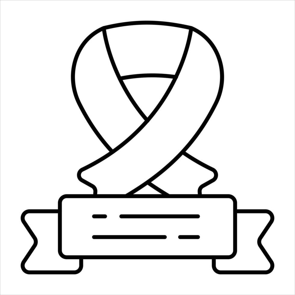 awareness line icon design style vector