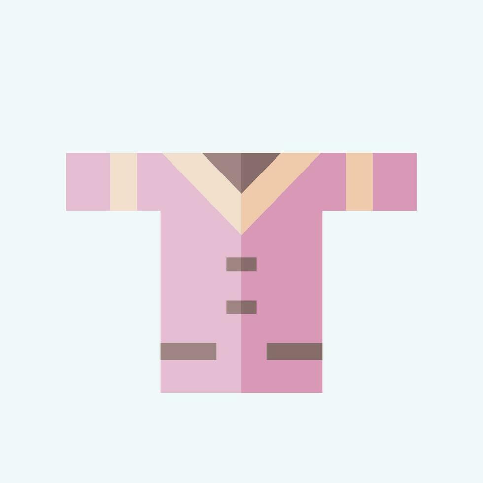 Icon Clothes. related to American Indigenous symbol. flat style. simple design editable. simple illustration vector