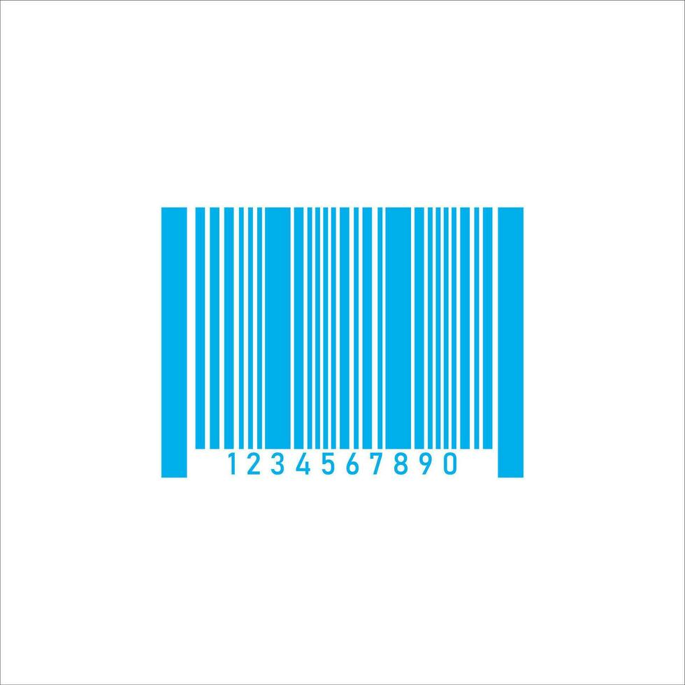 barcode icon vector illustration symbol