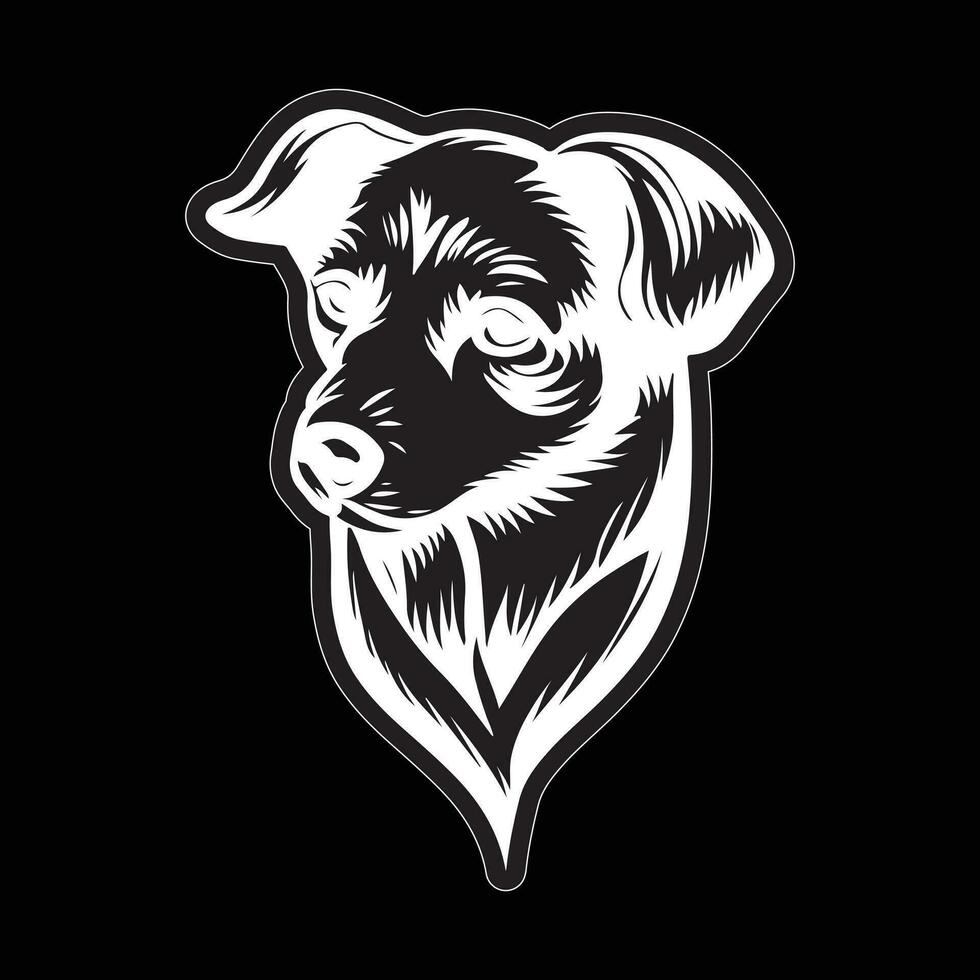 Awesome Dog stickers for dog lovers vector