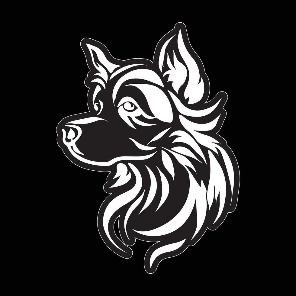 Awesome Dog stickers for dog lovers vector