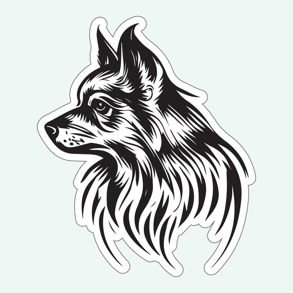 Awesome Dog stickers for dog lovers vector
