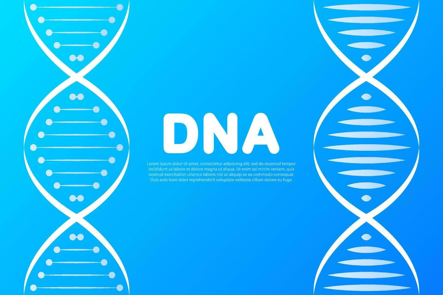 Black dna. Logo symbol. Icon for medical design vector