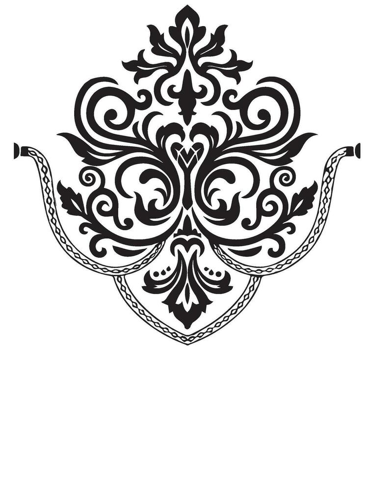 Pattern Vector for embroidery and cut out  vinyl and fabric