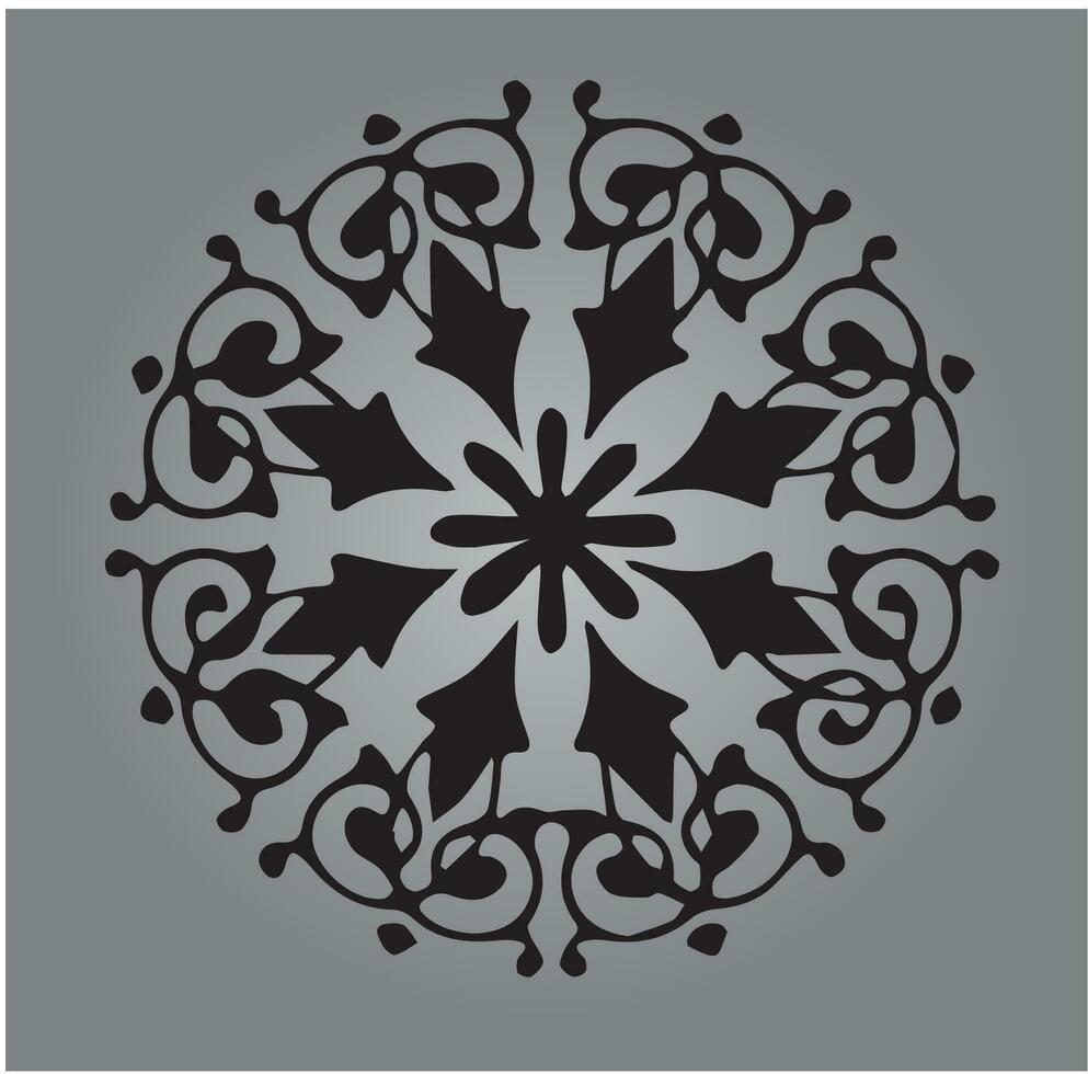 vintage vector design vines and embroidery