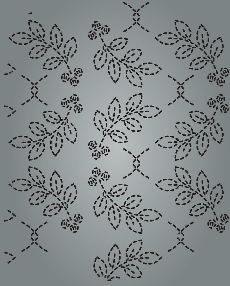 Leaf and Leaves Vector Illustration for Cut out pattern