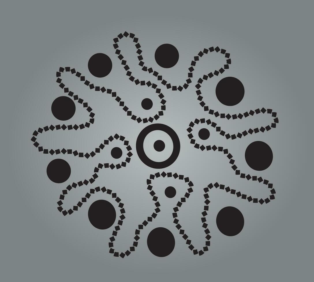 Pattern Vector for embroidery and cut out  vinyl and fabric