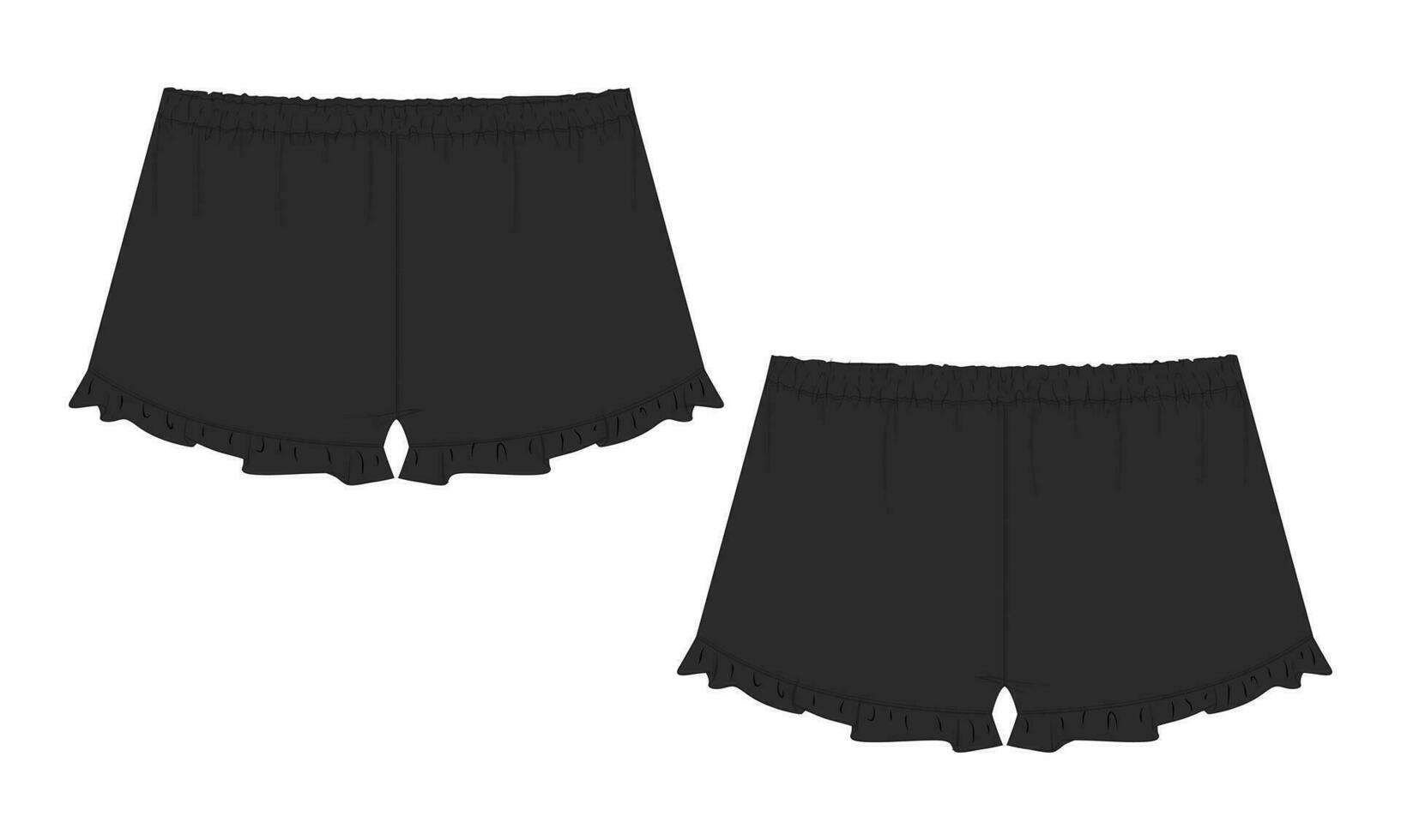 Shorts vector illustration template for kids