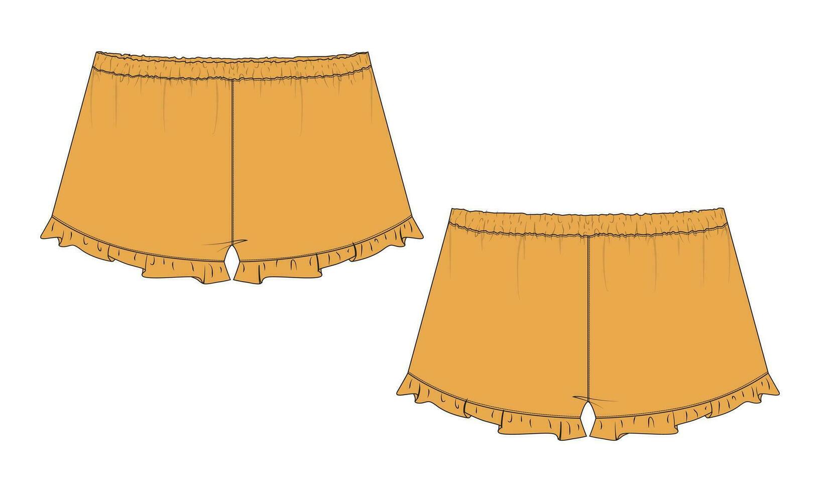 Shorts vector illustration template for kids