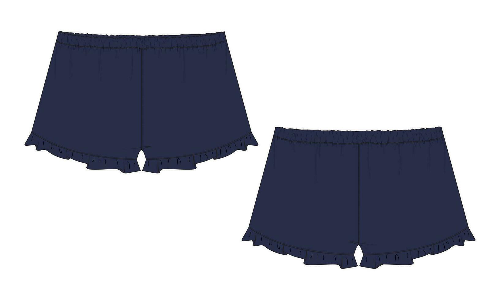 Shorts vector illustration template for kids