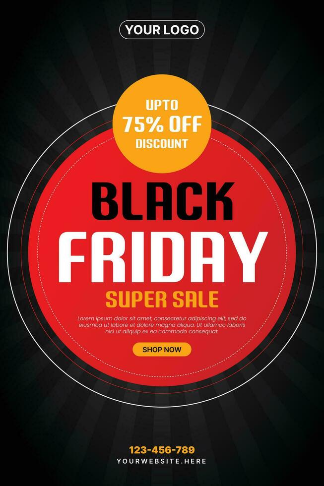 Black friday sale social media post banner eps vector file Black. friday sale promotion
