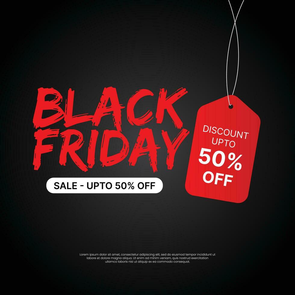 Black friday sale social media post banner eps vector file Black. friday sale promotion