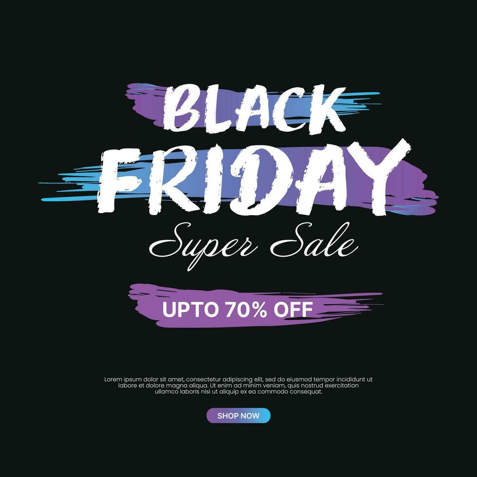 Black friday sale social media post banner eps vector file Black. friday sale promotion