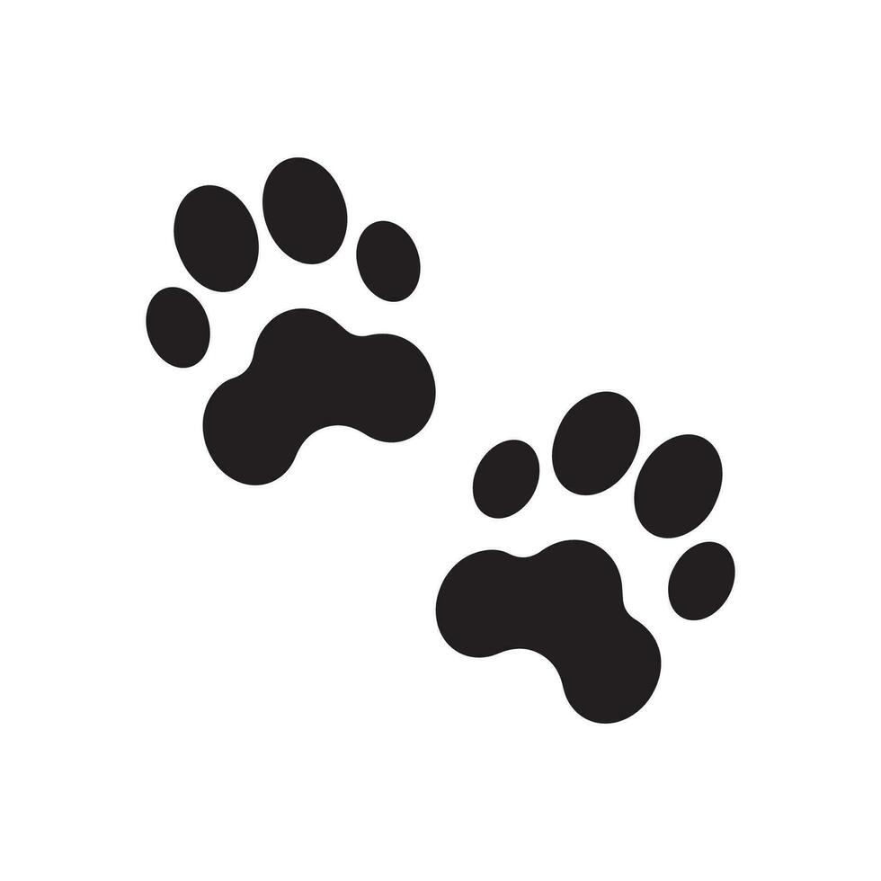 Paws icon isolated on white background. Animals symbol modern, simple, vector, icon for website design, mobile app, ui. Vector Illustration