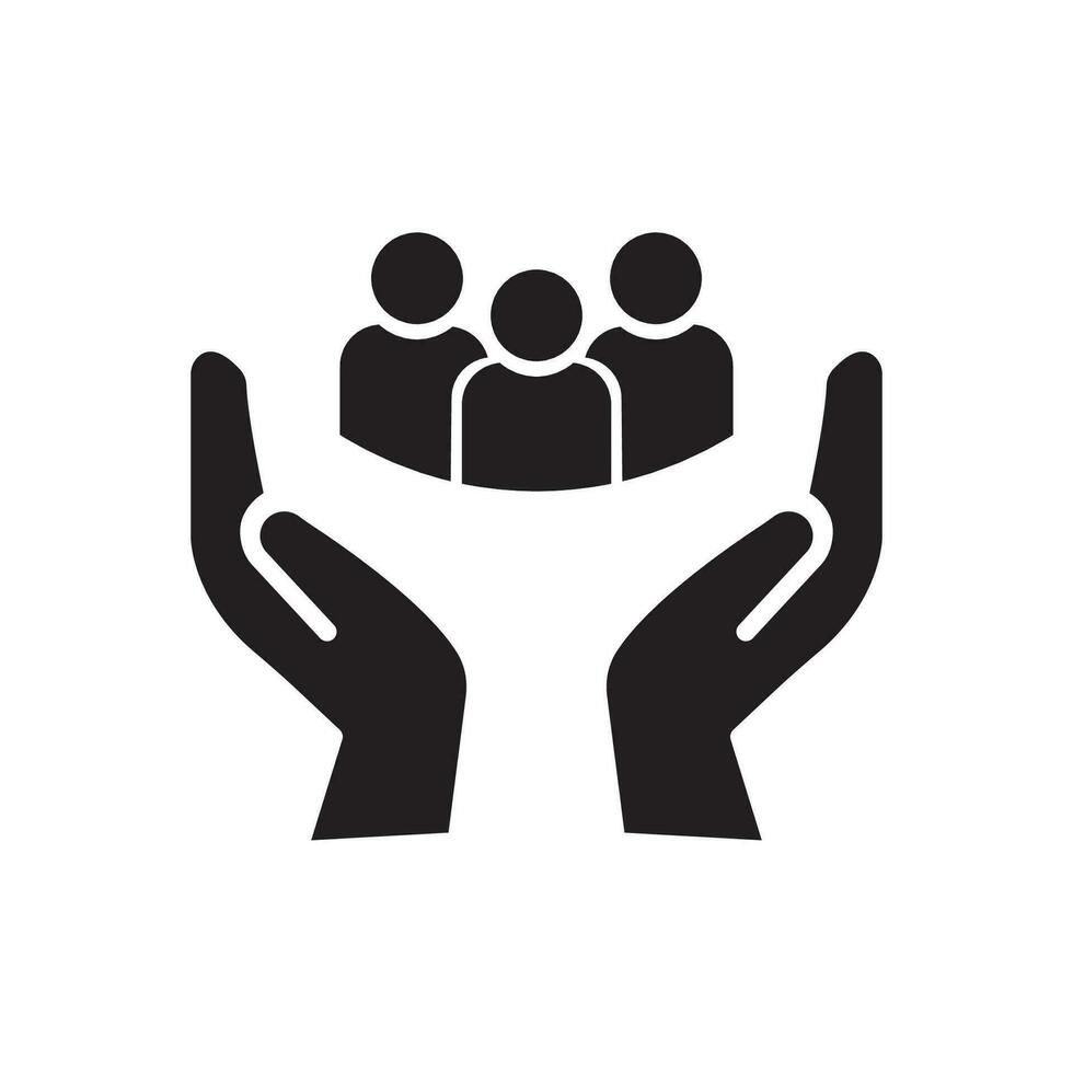 Customer care icon design. Customer service icon in modern flat style design. Vector illustration.