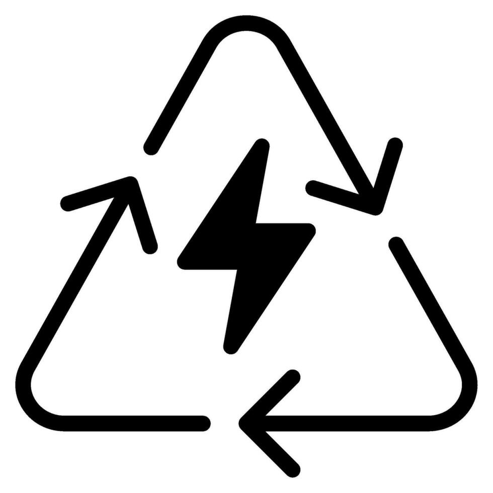 Renewable Energy Mix Icon vector