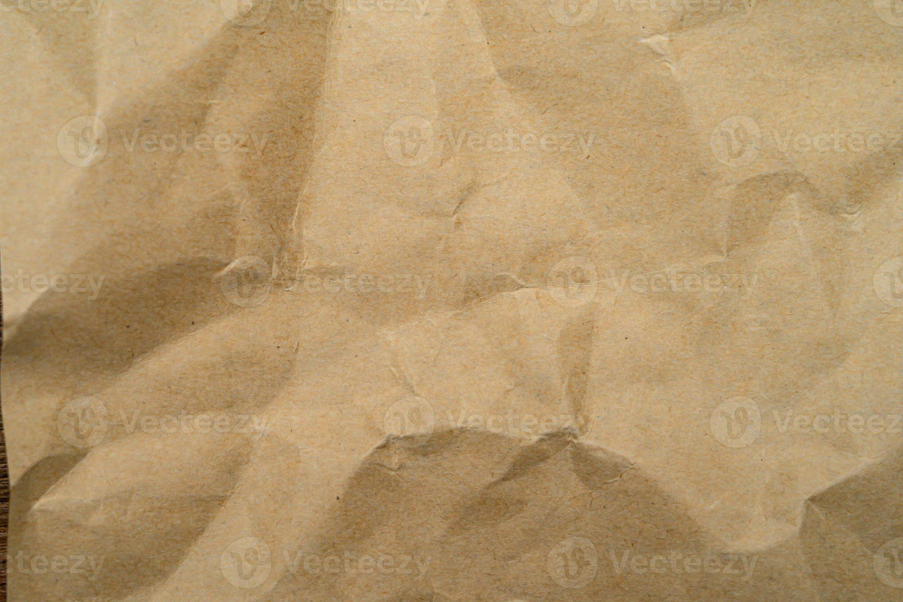 Recycle Paper Texture background. Crumpled Old kraft paper abstract