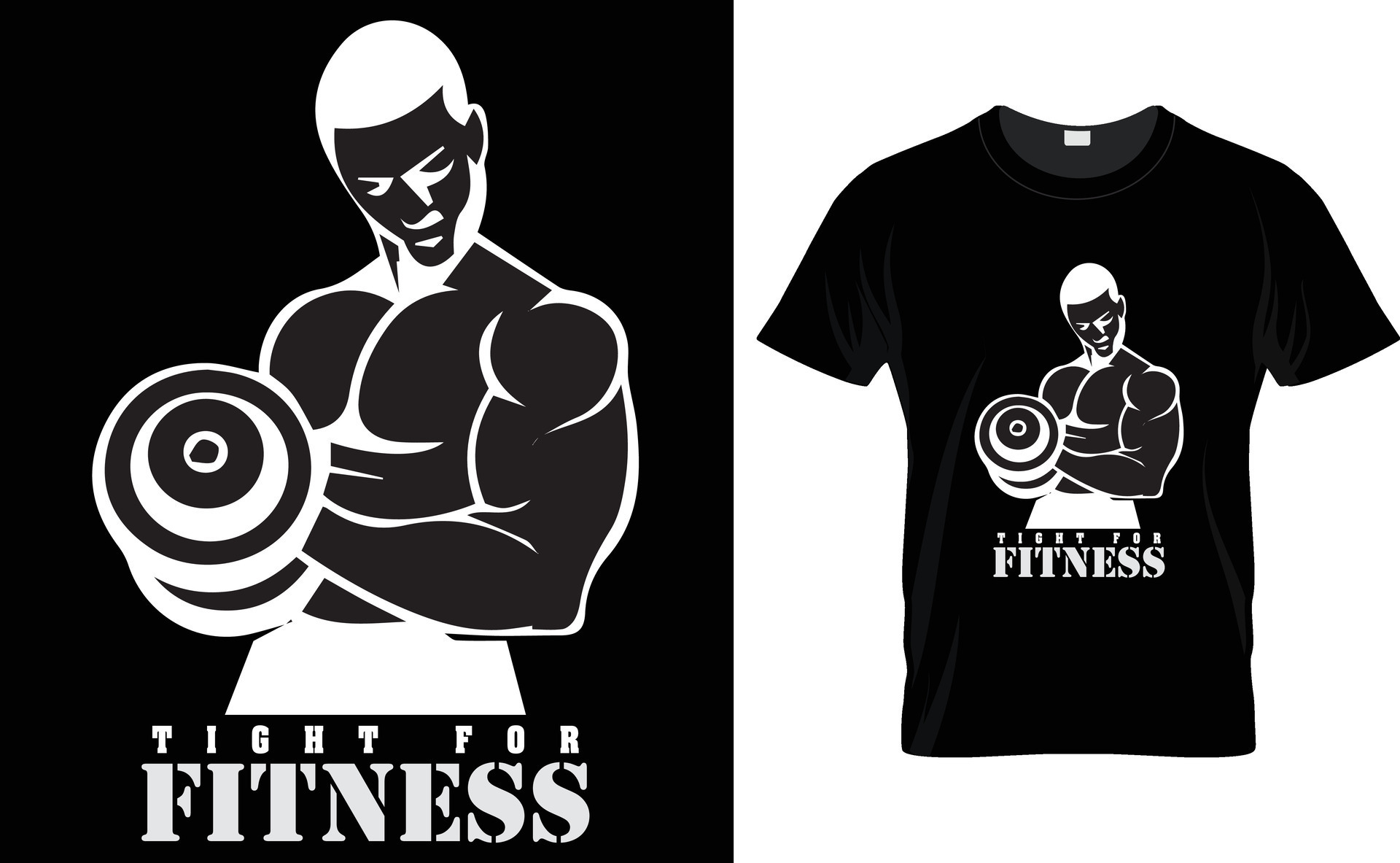 Gym is my passion, Fitness t shirt design (fitness t-shirt, vintage t-shirt  design, vector design) Stock Vector