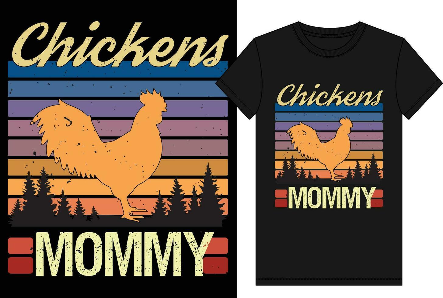 pollos momia camiseta diseño, pollo t camisa diseño, pollo amante camiseta diseño vector