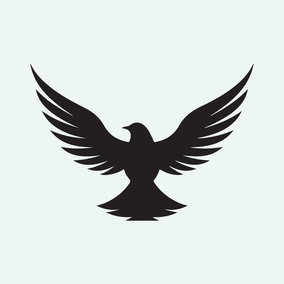 pájaro moderno logo diseño vector