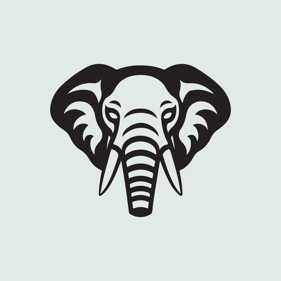 Elephant Icon Design vector