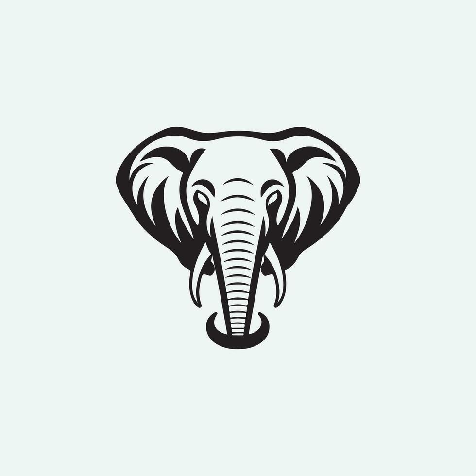diseño de icono de elefante vector