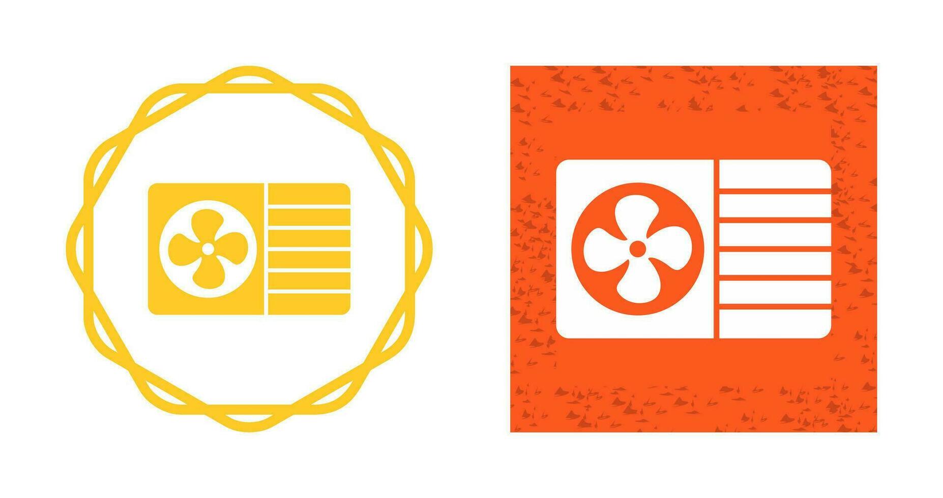 AC Window Unit Vector Icon